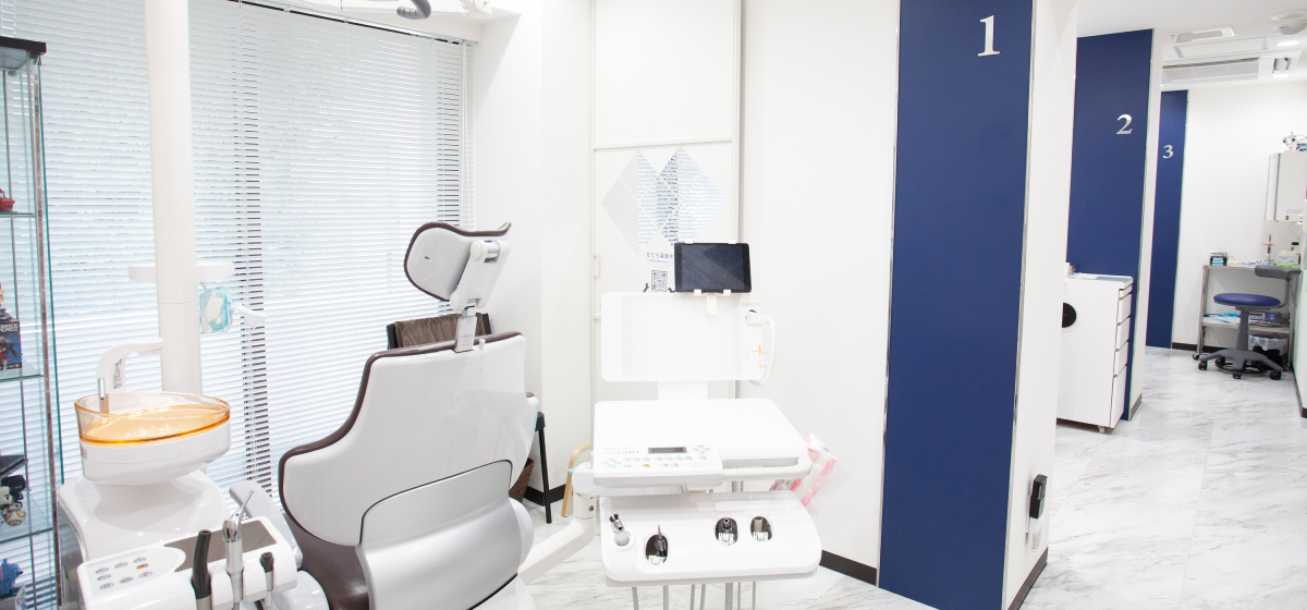 診療室の個室ブース